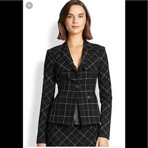 Nanette Lepore Skirt Suit Size 4 Black/White